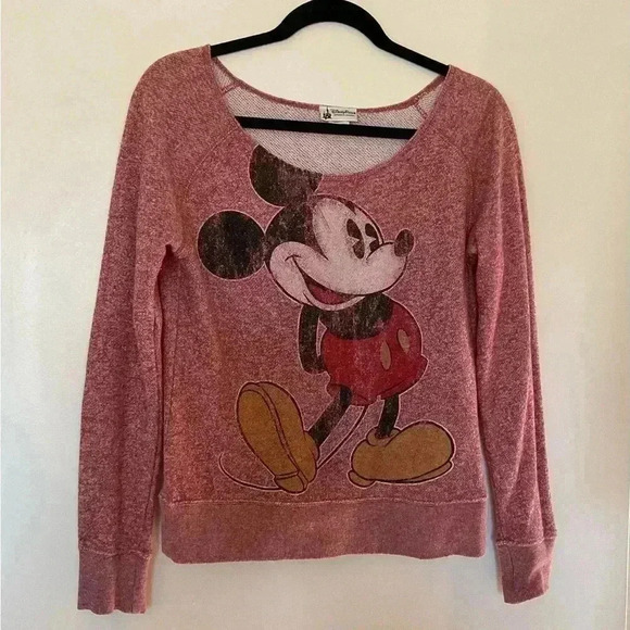 Disney Mickey Vintage Looking Sweatshirt in Size Small - Picture 1 of 4